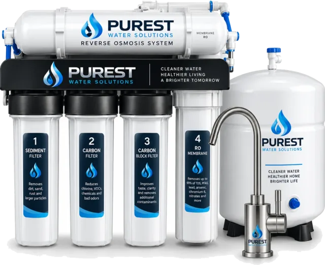 Purest RO System under-sink reverse osmosis with storage tank